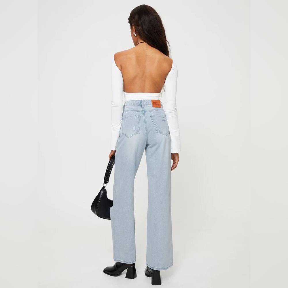 Bliston Boyfriend Jeans Light Wash Denim - Picture 7 of 11